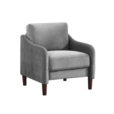 3 stukken sofa set, grijze stof