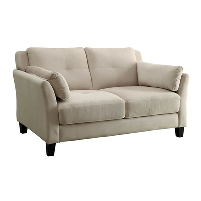 3 stukken sofa set, beige flannelette
